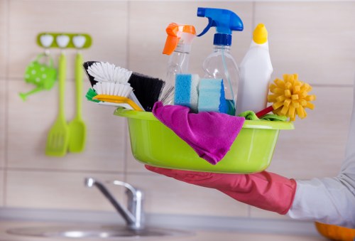 Furniture and household items prepared for removal during a clearance