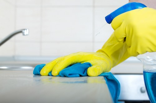 Deep cleaning of carpeted reception area in a Twickenham business premises