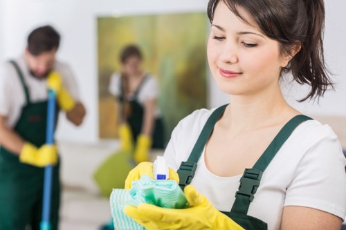 Cleaner Twickenham performing a property risk assessment before cleaning